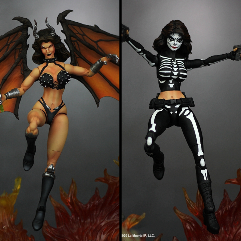 Hellwitch & La Muerta 6″ Action Figures Announced!