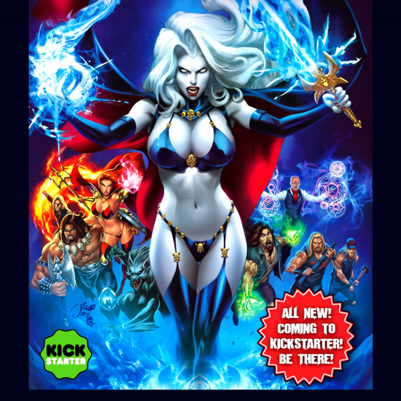 LADY DEATH: CATACLYSMIC MAJESTY #1 KICKSTARTER CONTRIBUTING COVER ARTISTS!