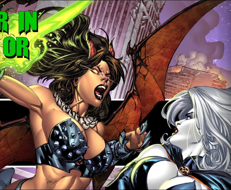 HELLWITCH VS. LADY DEATH: WARGASM #1 – ALL HELL BREAKS LOOSE IN 4 WEEKS!
