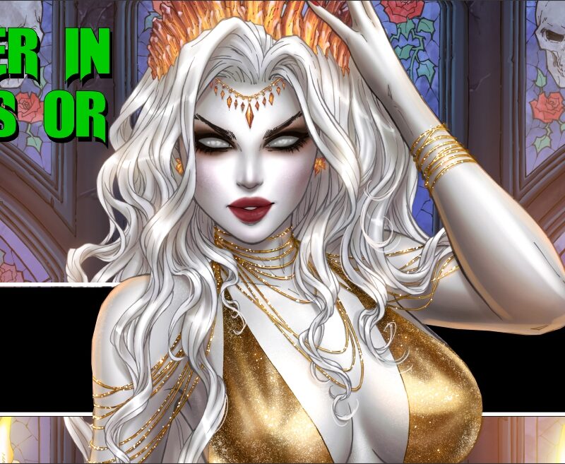 LADY DEATH: NECROTIC GENESIS #1 LAUNCHES IN 2 WEEKS!