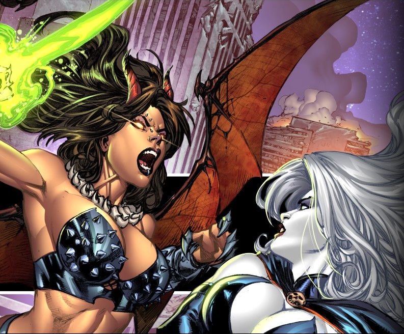 HELLWITCH VS. LADY DEATH: WARGASM #1 KICKSTARTER UPDATE: PULLING & SHIPPING!