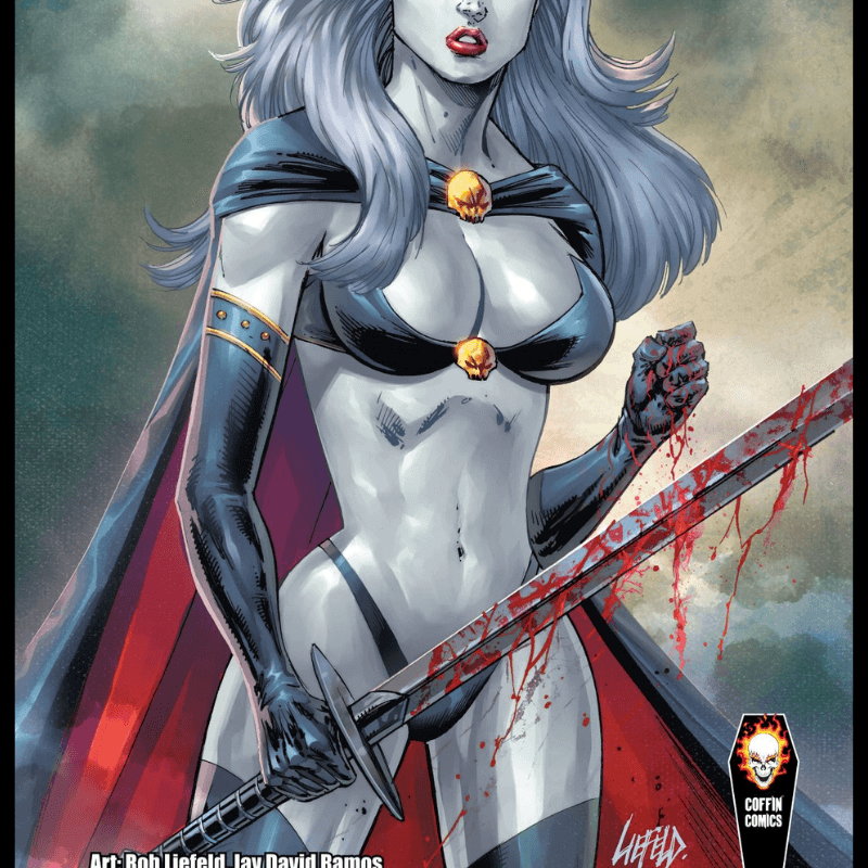 Rob Liefeld Unleashes his Artistry on the Lady Death: Demonic Omens #1 Kickstarter