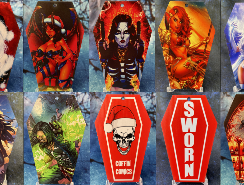 COFFIN CASKET ORNAMENTS AVAILABLE NOW!​​